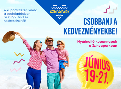 Nyárindító kuponnapok a Szinvaparkban
