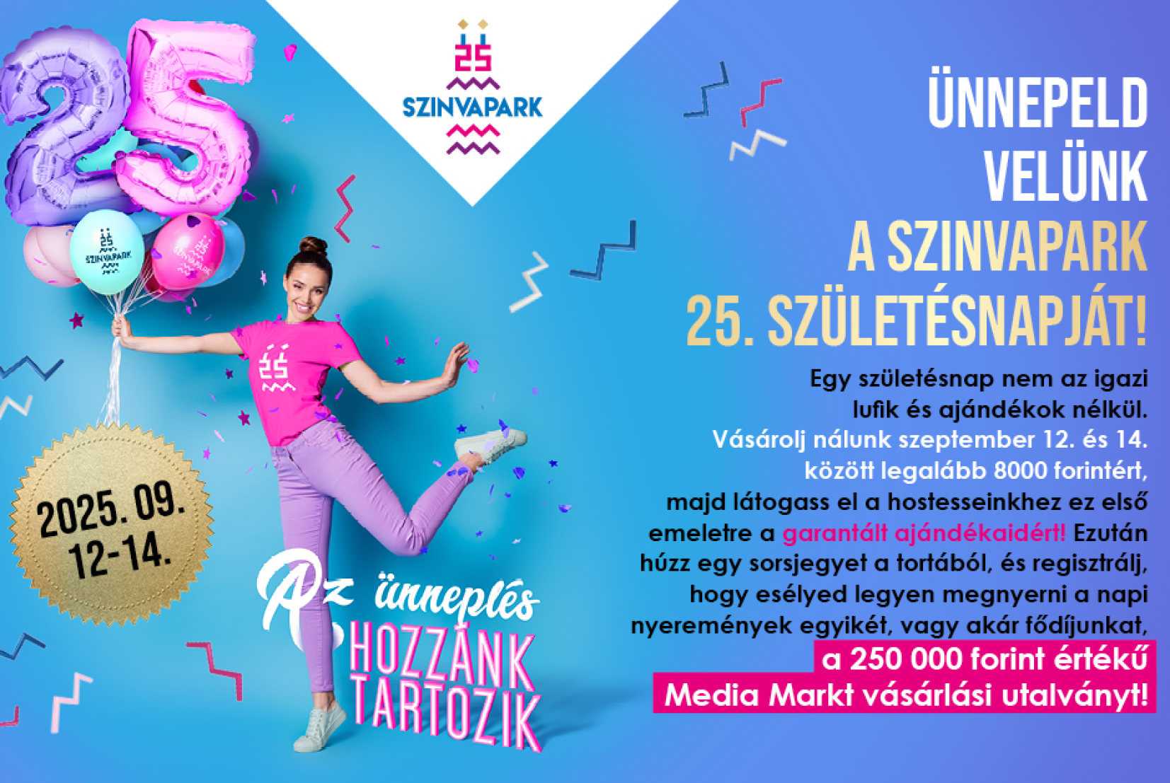 25 éves a Szinvapark – Adatvédelmi és adatkezelési tájékoztató
