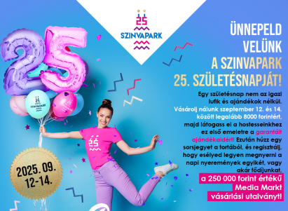 25 éves a Szinvapark – Részvételi szabályzat