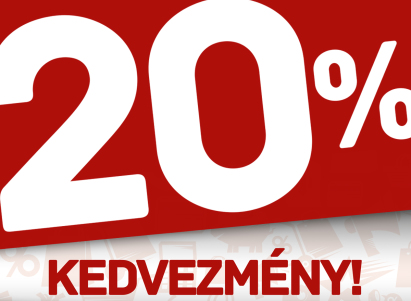 Vásárolj 20% kedvezménnyel a Háda Napokon!