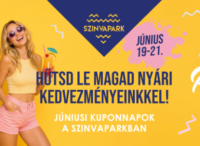 Vásárolj akár 30% kedvezménnyel a Szinvapark kuponnapokon!