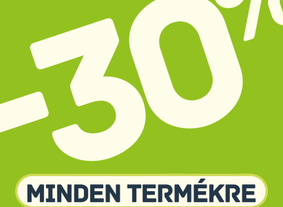 Vásárolj 30% kedvezménnyel a júliusi Háda Napokon!